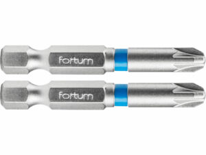 Bit krížový 2ks, PZ 3x50mm, S2, FORTUM