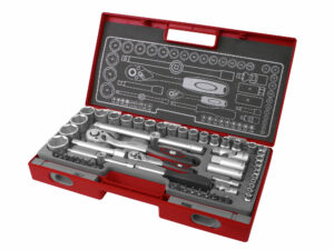 Sada nástrčných a zástrčných kľúčov, 1/4", 1/2", 60ks, FORTUM