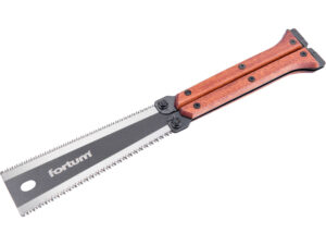 Pílka japonská obojstranná 300mm skladacia, ohybná čepeľ 0,8mm, zuby na oboch stranách 10TPI/12TPI,