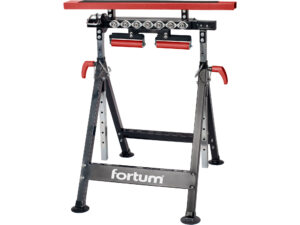 Podstavec pracovný univerzálny "koza" 4v1, max. 200kg, nastaviteľná výška, FORTUM